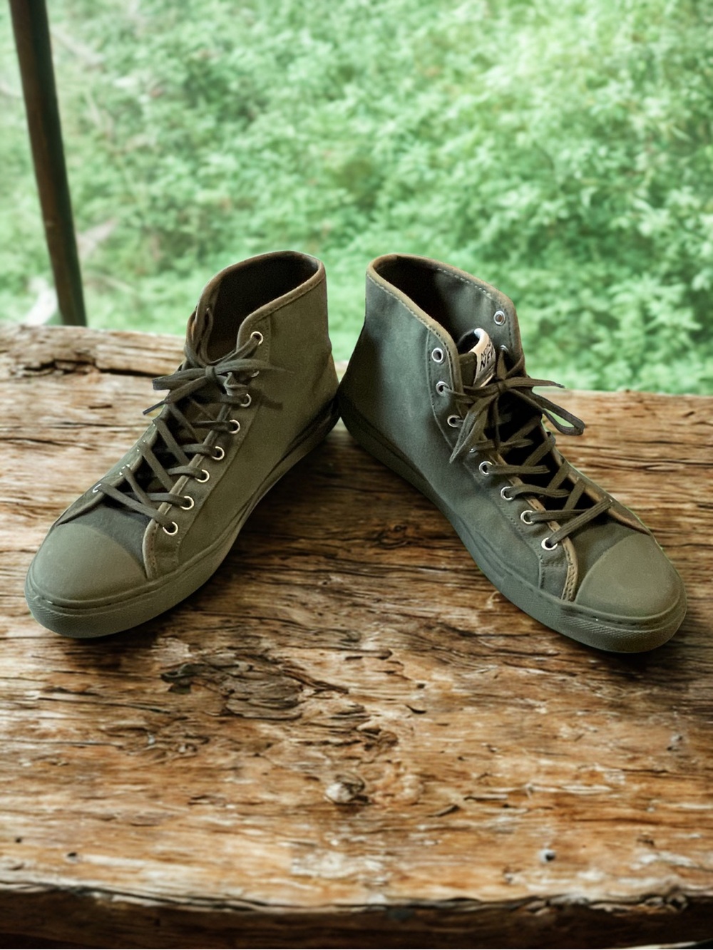 NOTHING NEW Men’s High Top Sneakers Green Size 9M NWOT - Picture 5 of 12